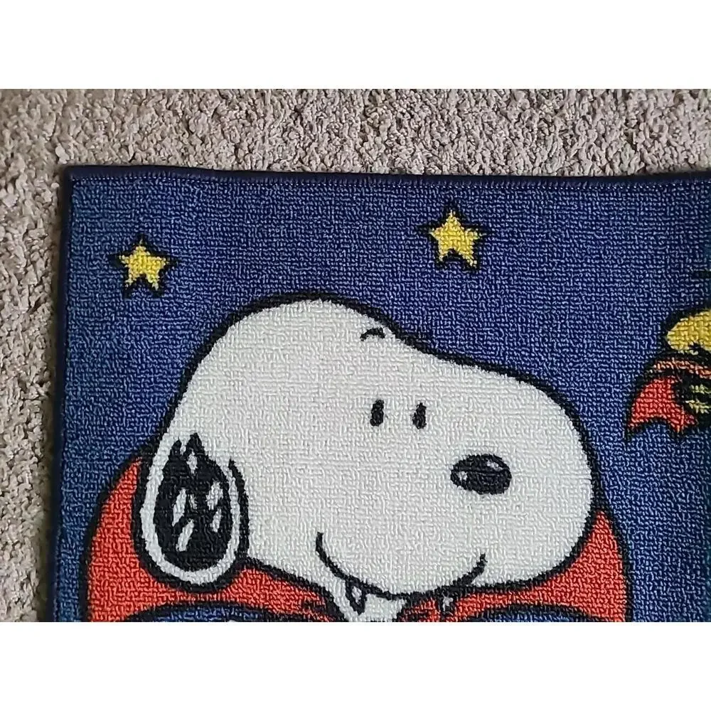17 In By 28-in Peanuts Accent Rug  Woodstock And Snoopy Dressed Up As Dracula